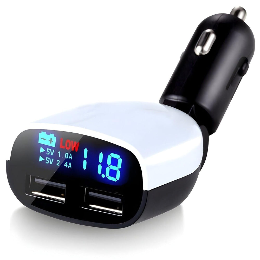 Dual USB vehicle charger